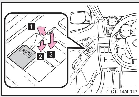 TOYOTA Matrix (2012) - Lorsque le système de dégivrage des rétroviseurs est en marche (vehicules équipés du système de dégivrage des rétroviseurs extérieurs) - 1