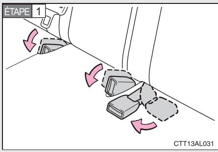 TOYOTA Matrix (2012) - Les dossiers des sièges arrêtè sont rabattables. - 1