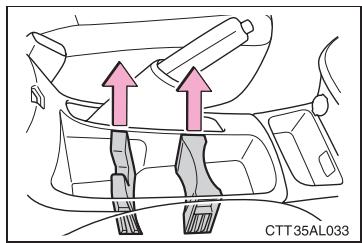TOYOTA Matrix (2012) - Inserts du porte-gobelets (avant) - 1