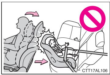 TOYOTA Matrix (2012) - Lorsque you installez un siège de sécurité infant - 1