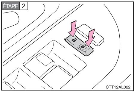 TOYOTA Matrix (2012) - Réglage et annulation des fonctions - 1