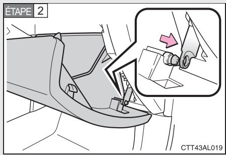 TOYOTA Matrix (2012) - Méthode de dépose - 1
