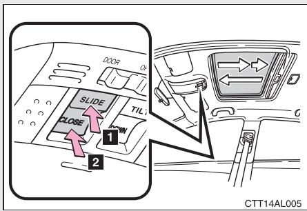TOYOTA Matrix (2012) - Ouverture et fermeture - 1