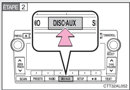 TOYOTA Matrix (2012) - Utilisation de la prise AUX - 4
