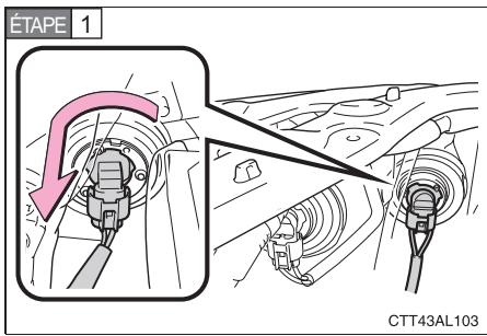 TOYOTA Matrix (2012) - Feux de route et système d'éclairage de jour - 1
