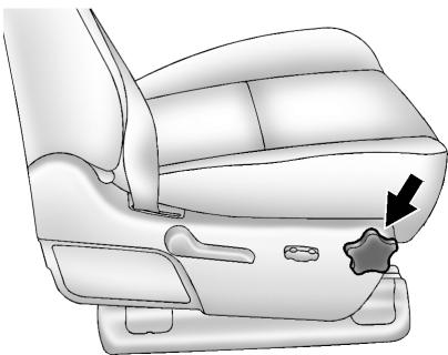 CHEVROLET Tahoe (2011) - Réglage du support lombaire - 1