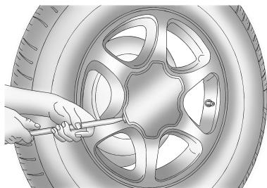 CHEVROLET Tahoe (2011) - Dépose d'un pneu crevé et installation du pneu de rechange - 1