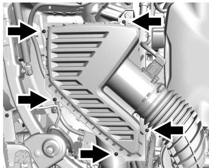 CHEVROLET Traverse 2 (2017-2022) - Comment inspecter le filtre à air du moteur - 1