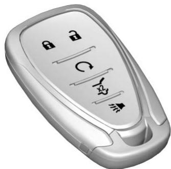 CHEVROLET Traverse 2 (2017-2022) - Fonctionnement du système de télédéverrouillage - 1