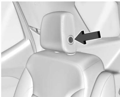 CHEVROLET Traverse 2 (2017-2022) - Replier les appuie-têtes de la deuxième rangée de sièges - 1