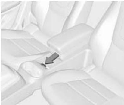 Vauxhall Ampera (2011-2015) - Storage in the rear armrest - 2