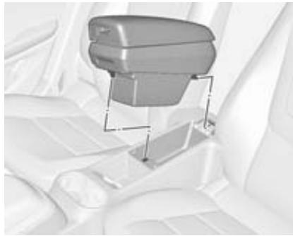 Vauxhall Ampera (2011-2015) - Installing the armrest - 1