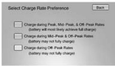 Vauxhall Ampera (2011-2015) - Charge rate selection - 2