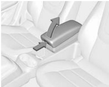 Vauxhall Ampera (2011-2015) - Storage in the rear armrest - 1