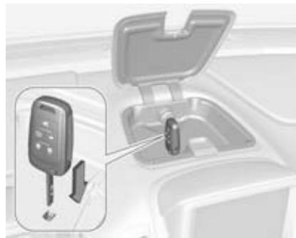 Vauxhall Ampera (2011-2015) - Starting the vehicle with a low radio remote control battery - 1