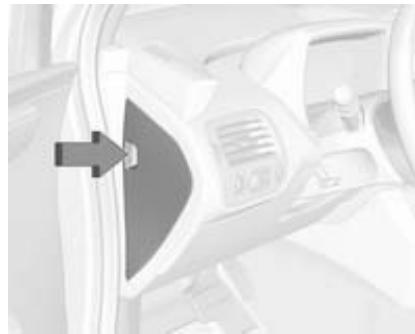 Vauxhall Ampera (2011-2015) - Instrument panel fuse box on the left side end - 1