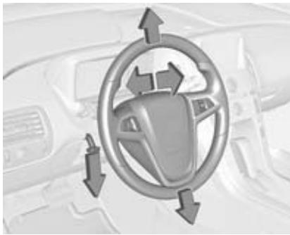 Vauxhall Ampera (2011-2015) - Steering wheel adjustment - 1
