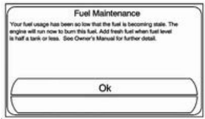 Vauxhall Ampera (2011-2015) - Fuel maintenance mode - 2