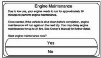 Vauxhall Ampera (2011-2015) - Engine maintenance mode - 1