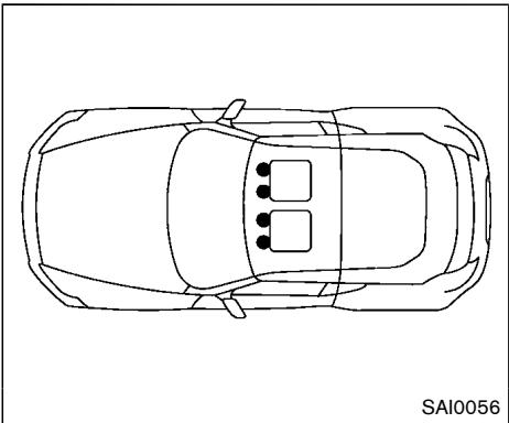 NISSAN 370 Z (2016) - Crochet de positionnement de tapis - 1