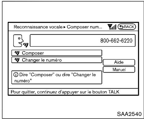 NISSAN 370 Z (2016) - Exemple 1 - Appeler le numéro 800-662-6200 : - 5