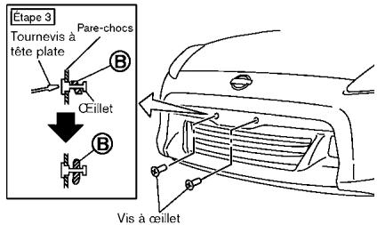 NISSAN 370 Z (2016) - INSTALLATION DE LA PLAQUE D'IMMATRICULATION FRONTALE - 2