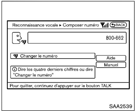 NISSAN 370 Z (2016) - Exemple 1 - Appeler le numéro 800-662-6200 : - 4