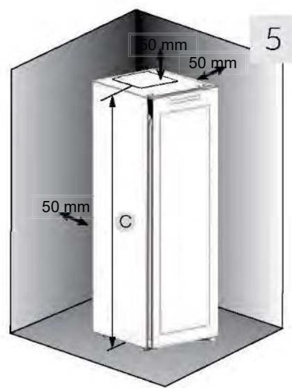 HAIER HWS247FAH1 - Espace requis - 3