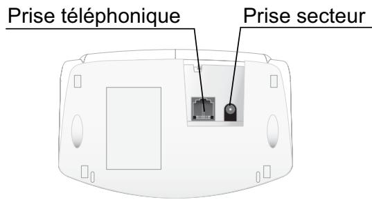 SAGEM D56V - Raccordement de la base - 2