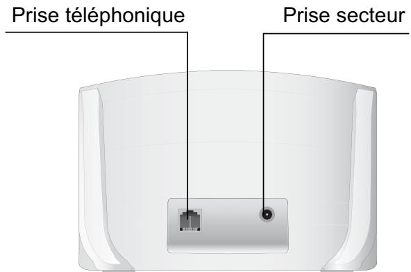SAGEM D56V - Raccordement de la base - 3