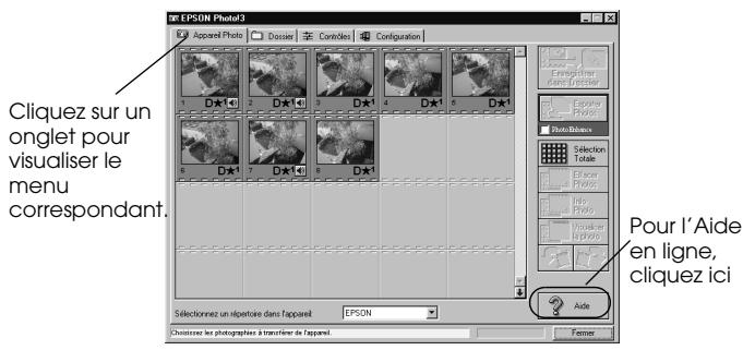 EPSON PHOTOPC 800 - Menu EPSON photo!3 - 1
