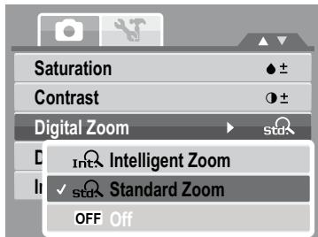 HP SW350 - Setting the Digital Zoom - 2