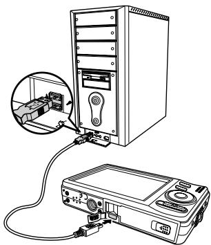 HP SW350 - Connecting the Camera to a PC - 3