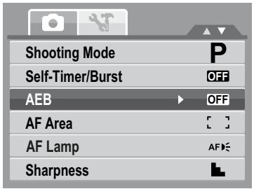 HP SW350 - Setting the AEB - 1