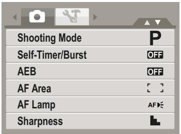 HP SW350 - Setting the Shooting Scene Mode - 1