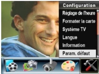 TOSHIBA CAMILEO H10 - Param. défaut - 1