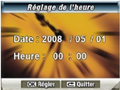 TOSHIBA CAMILEO H10 - Réglage de l'heure - 3