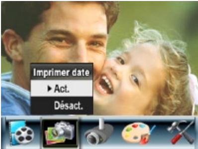 TOSHIBA CAMILEO H10 - Imprimer date (en mode d'enregistrement photo uniquement) - 3