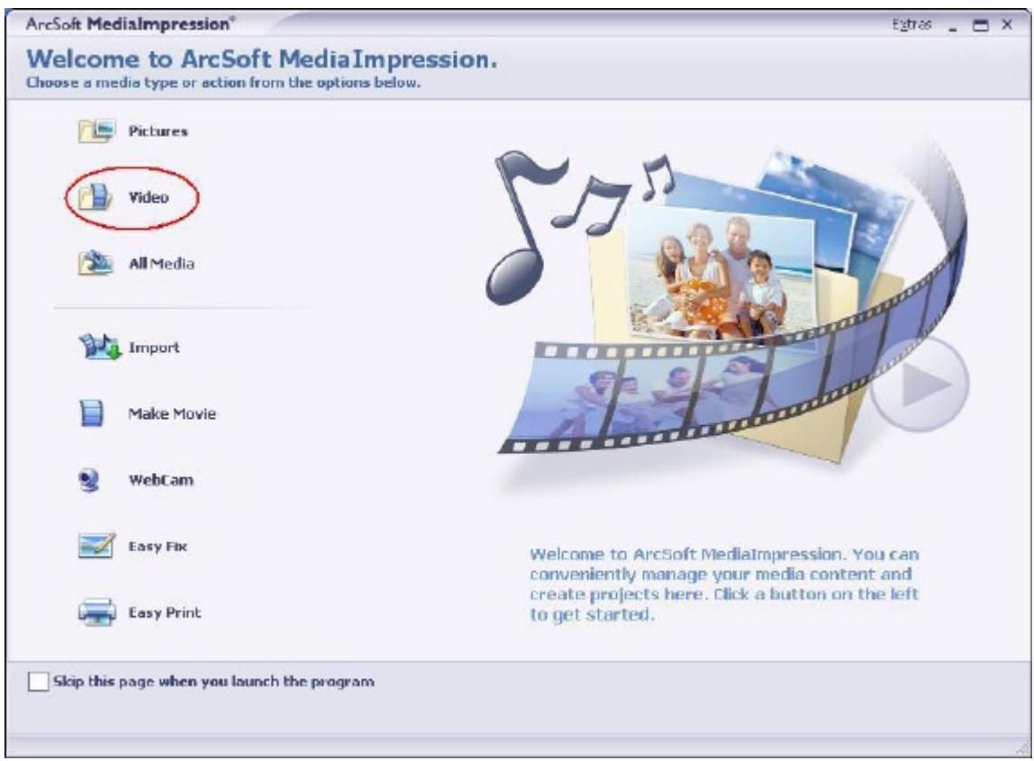 TOSHIBA CAMILEO H10 - ArcSoft MedialImpression - 1