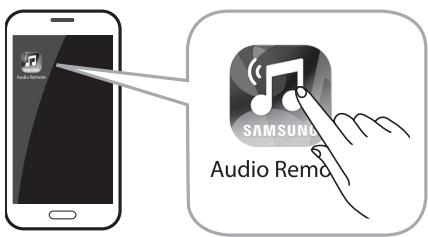 SAMSUNG HW-K450 - Launching the Samsung Audio Remote App - 1