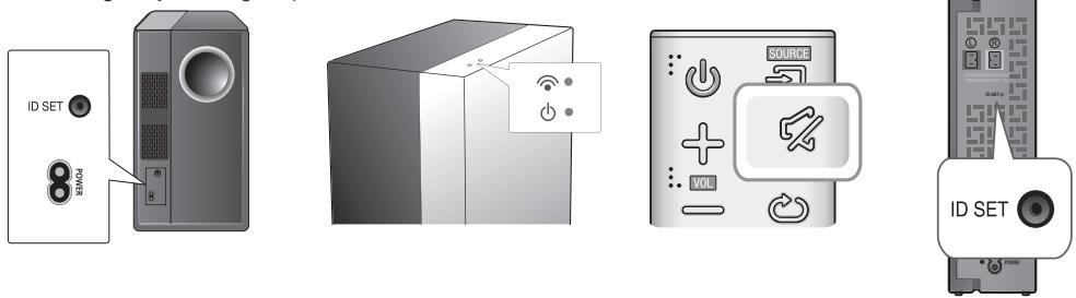 SAMSUNG HW-K450 - CONNECTING THE SUBWOOFER AND THE SWA-8000S MANUALLY - 1