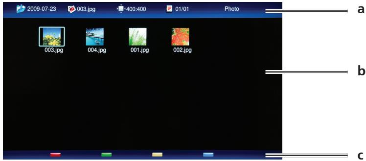 PACKARD BELL MAESTRO 220 TV - Navigation dans l'écran multimédia - 1