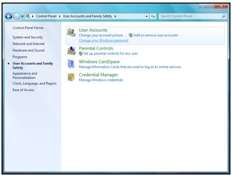 PACKARD BELL ONETWO XX.U6Q [U83] - Contrôle des comptes d'utilisateurs - 1