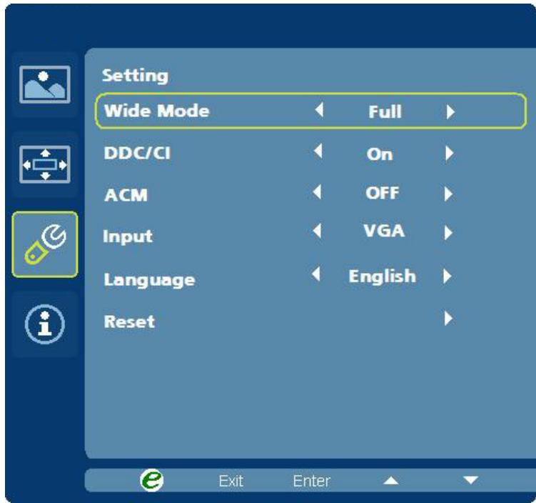 PACKARD BELL VISEO 223DX - Ajuster le paramètre - 1