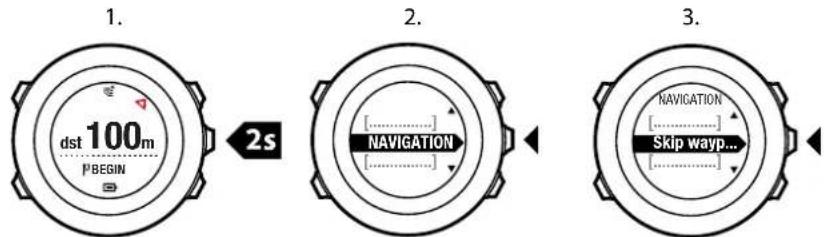 SUUNTO Ambit2 S - Navigation le long d'un itinétaire - 11