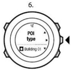 SUUNTO Ambit2 S - Ajout de votre position en tant que point d'intérêt (POI) - 6