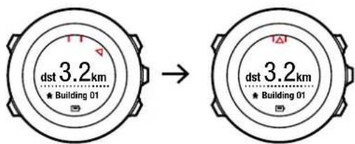 SUUNTO Ambit2 S - Navigation vers un point d'intérêt (POI) - 10