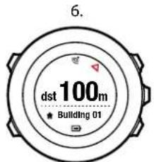 SUUNTO Ambit2 S - Navigation vers un point d'intérêt (POI) - 7