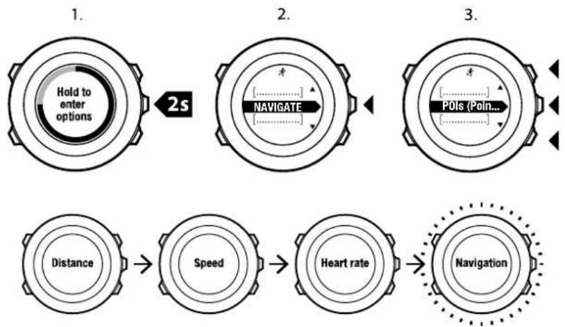 SUUNTO Ambit2 S - Navigation pendant l'exercice - 1