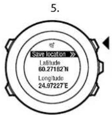 SUUNTO Ambit2 S - Ajout de votre position en tant que point d'intérêt (POI) - 5